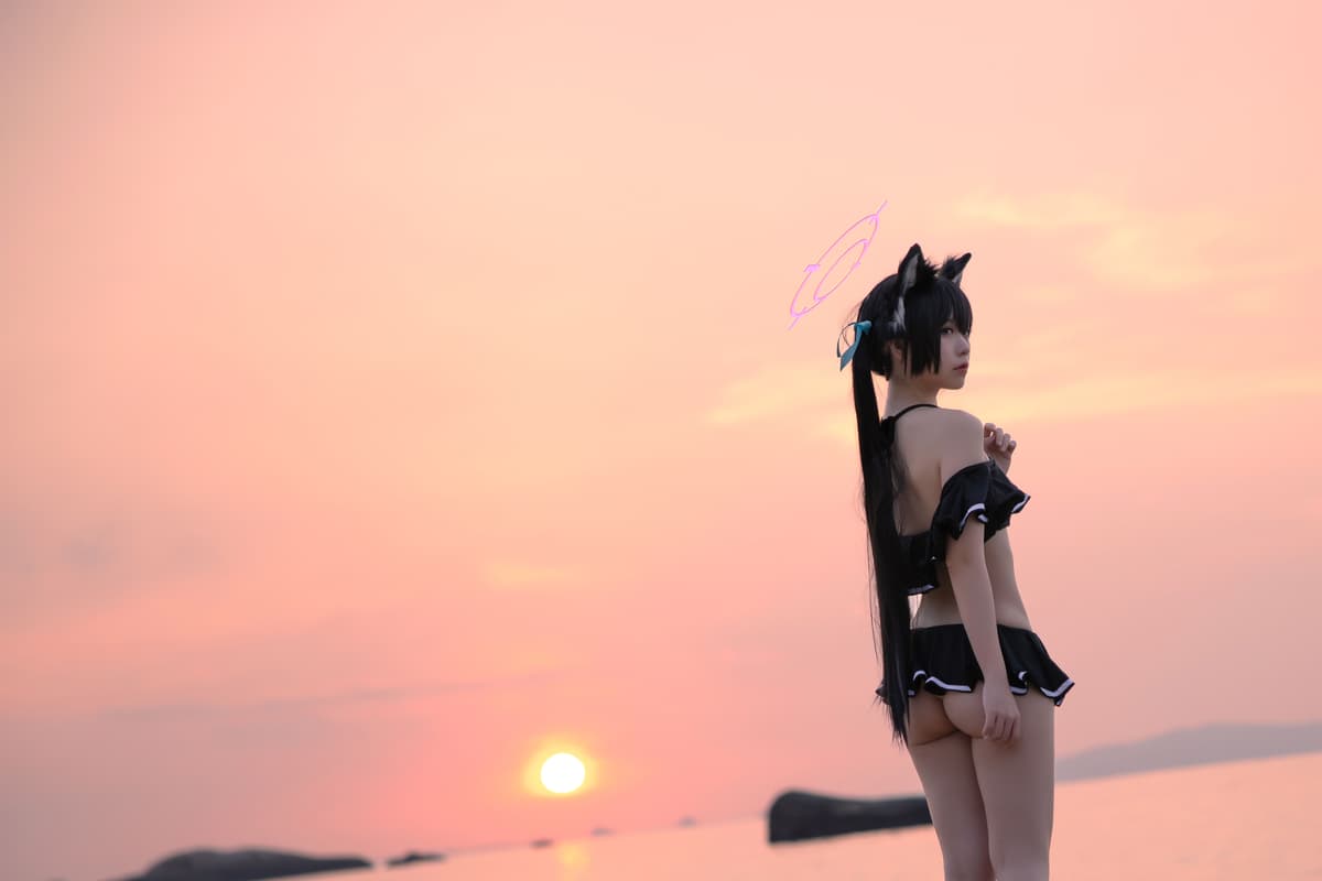NO.092 碧蓝档案黑见芹香泳装 – [G44不会受伤] - 柒美图