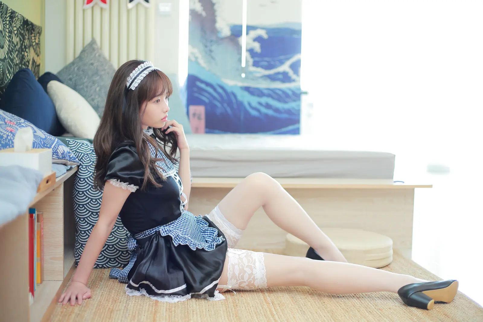 NO.002 女仆写真 – [雯妹不讲道理] - 柒美图