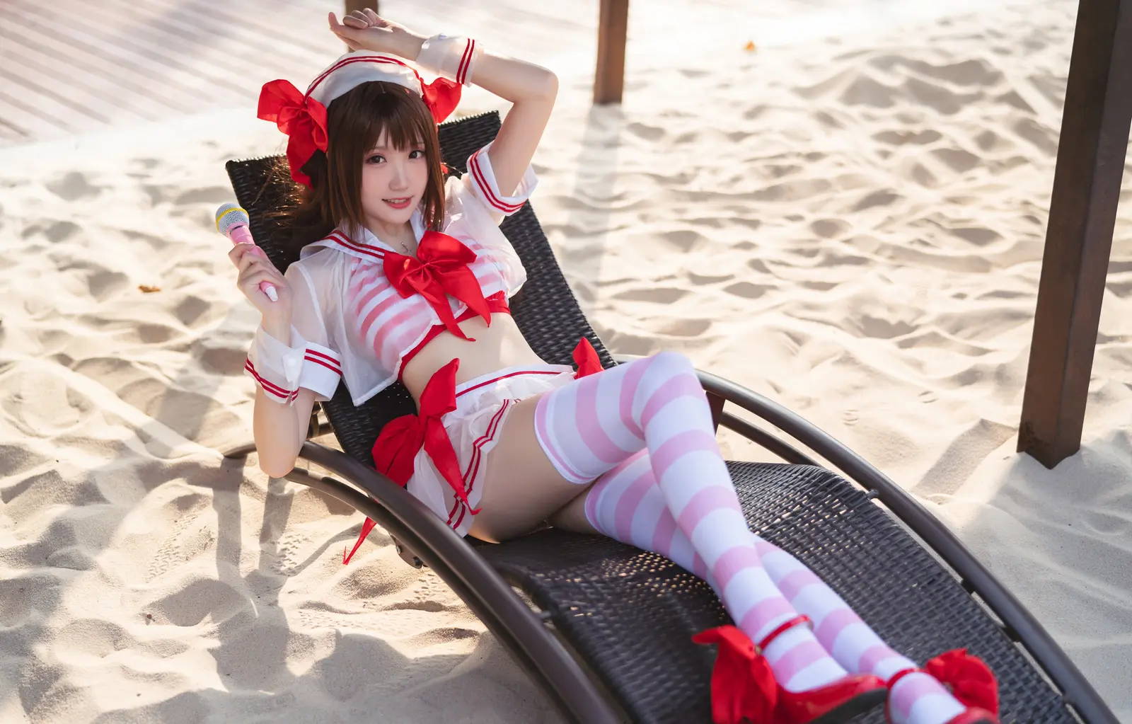 NO.007 岛村卯月 泳衣 – [瓜希酱] - 柒美图