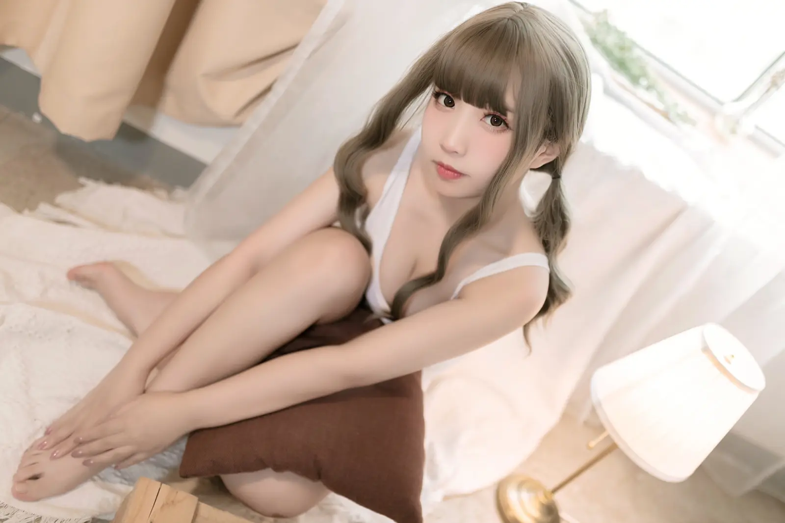 NO.005 白色死库水 – [猫田圣奈奈] - 柒美图