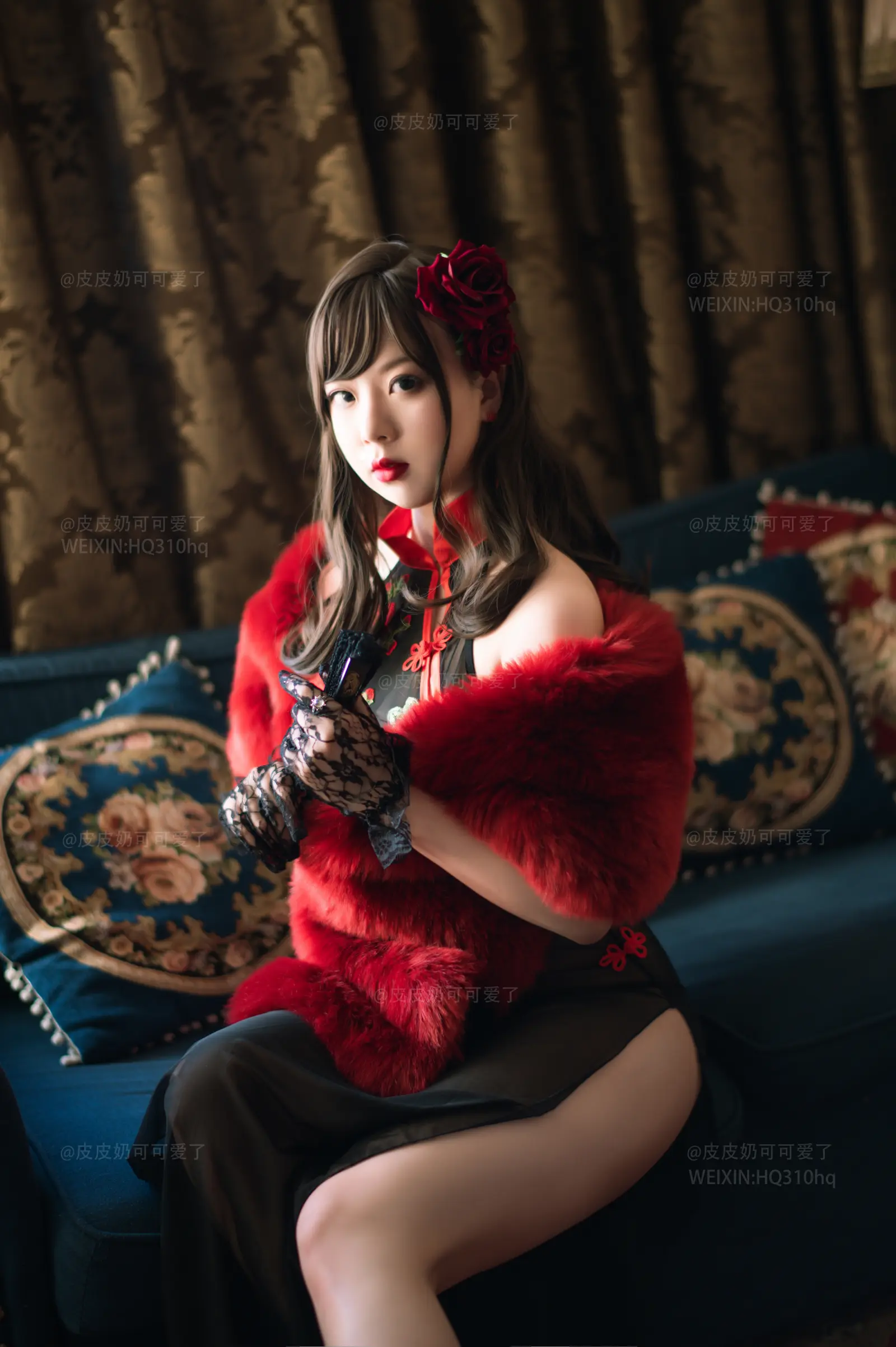 NO.019 玫瑰 – [皮皮奶可可爱了啦] - 柒美图