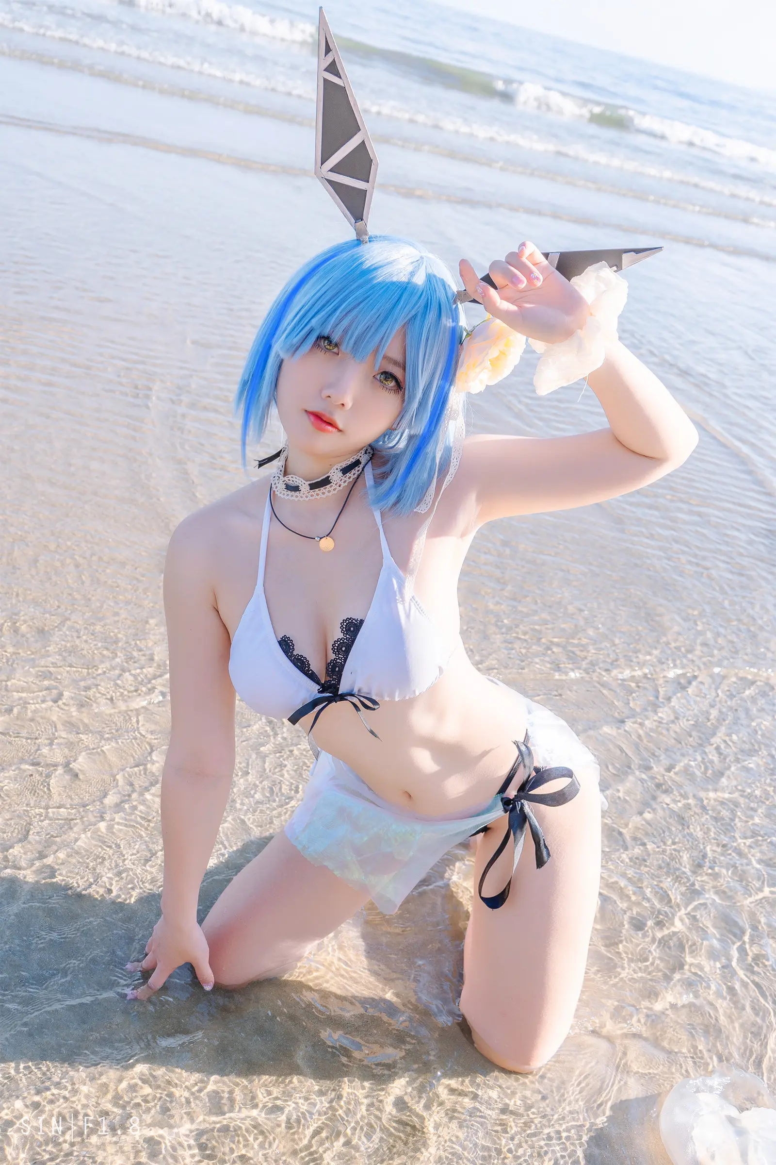 NO.011 Gascogne swimsuit – [Messie Huang] - 柒美图