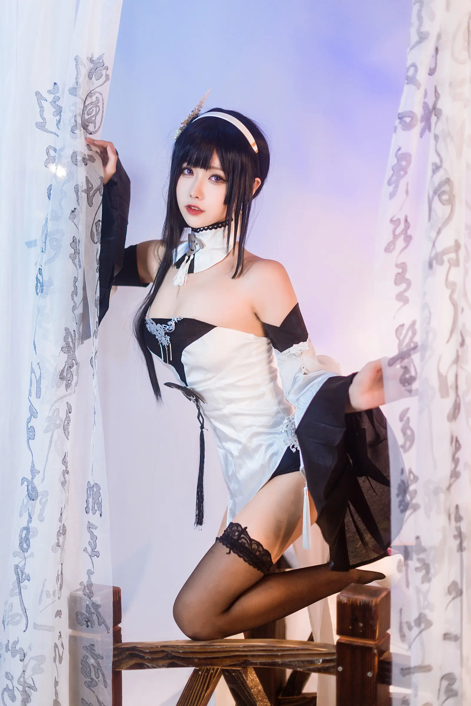 NO.032 碧蓝航线镇海 奇奢花苑 – [Momoko葵葵] - 柒美图