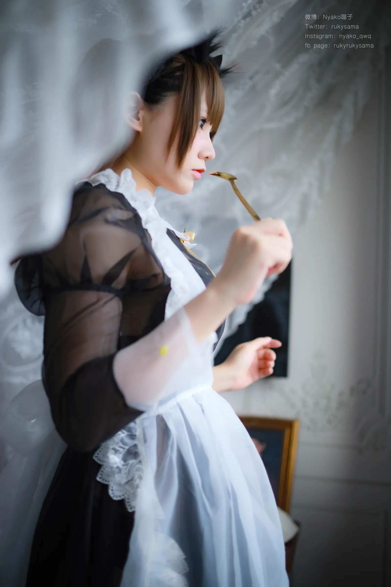 NO.023 透明女仆 – [Nyako喵子] - 柒美图