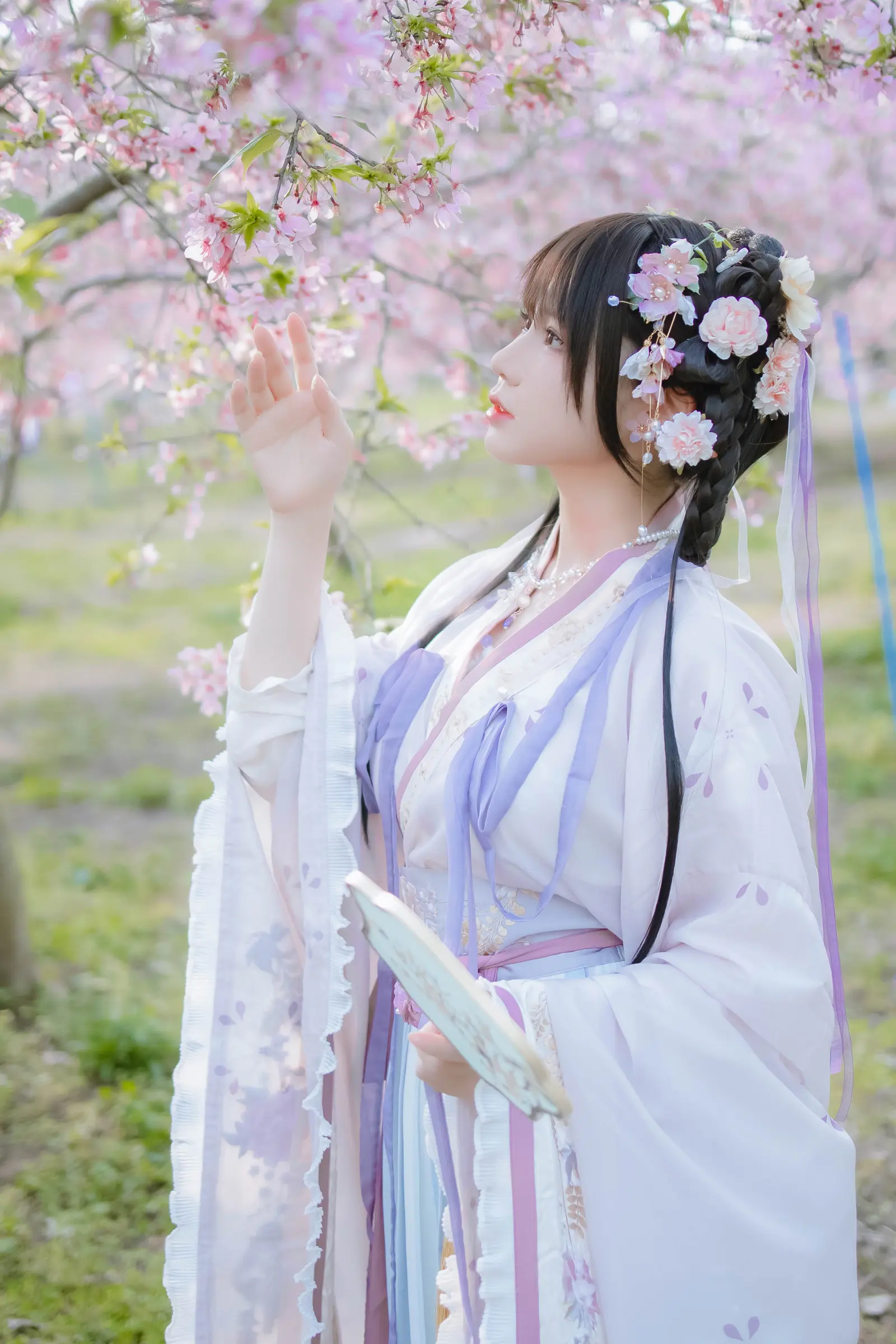 NO.035 樱花汉服 花神祈愿 – [Nyako喵子] - 柒美图