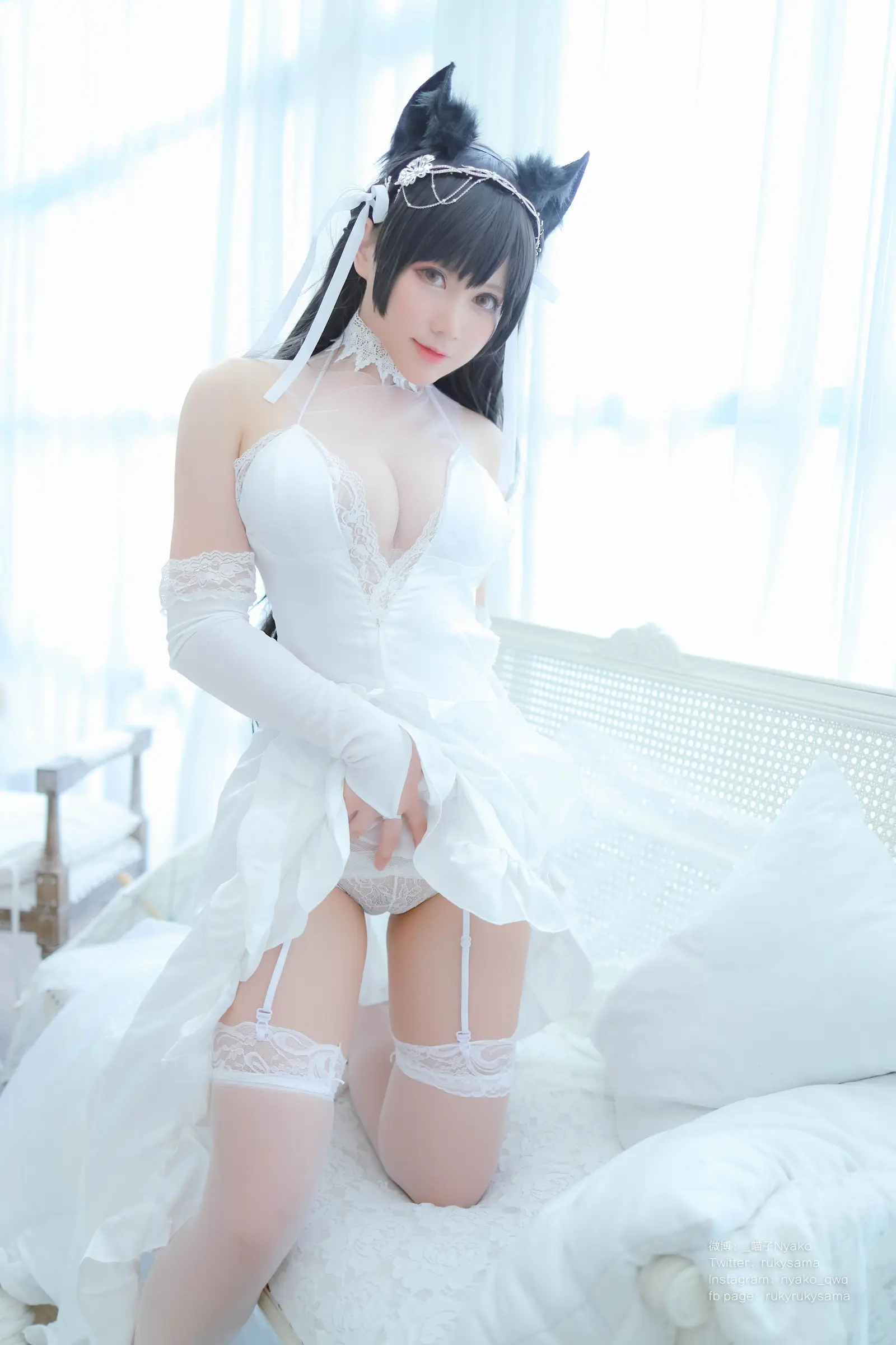 NO.039 爱宕婚纱 – [Nyako喵子] - 柒美图