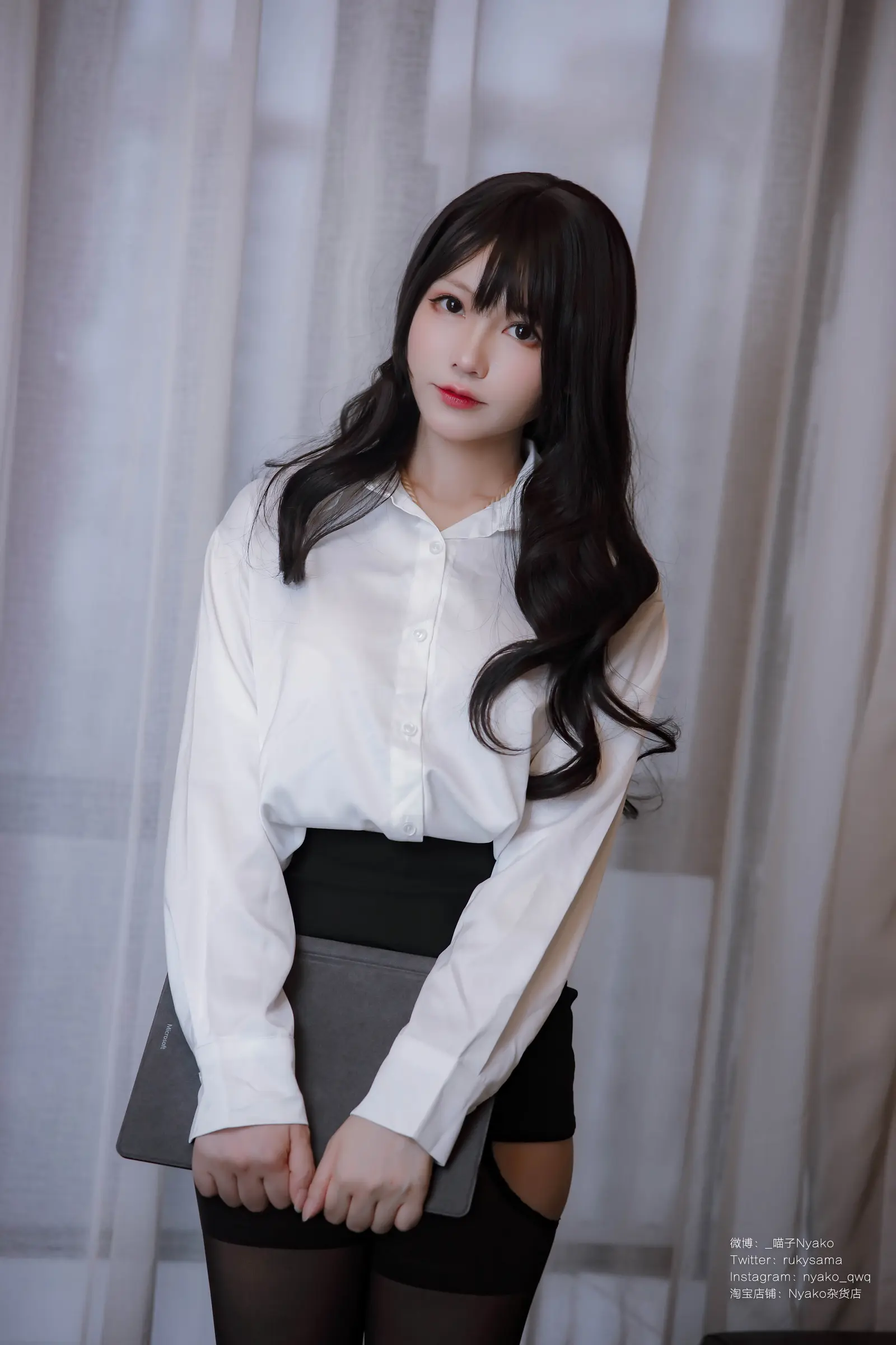NO.060 隣のやばいお姉さん OL – [Nyako喵子] - 柒美图