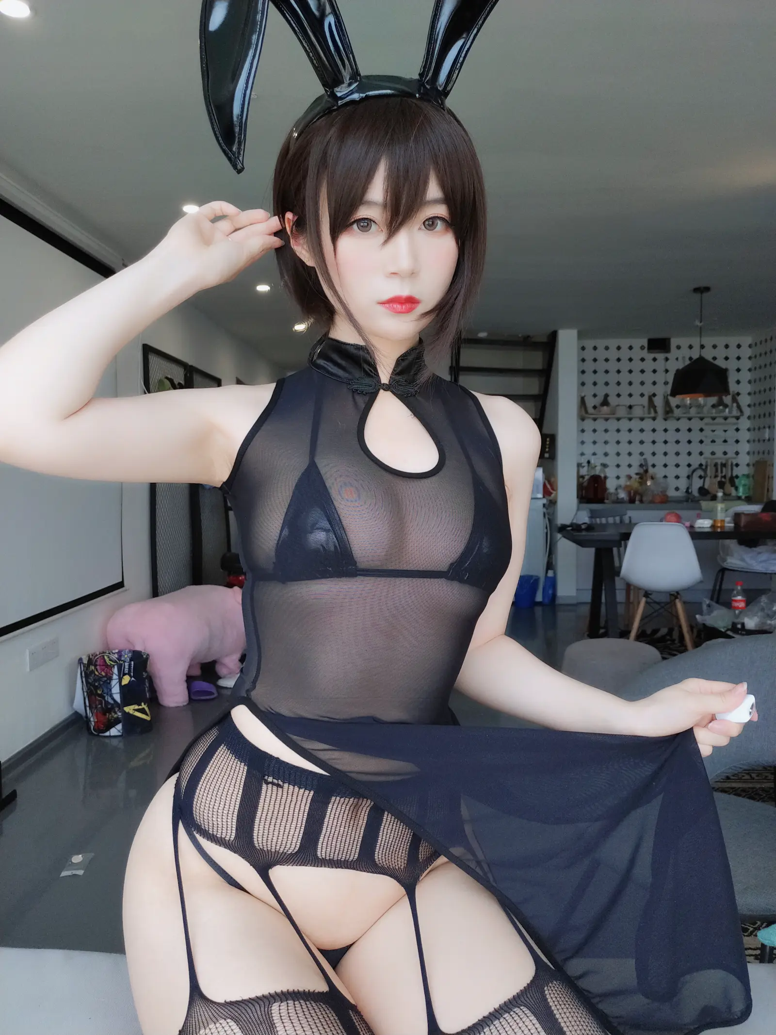 NO.003 透明旗袍 – [白银81] - 柒美图