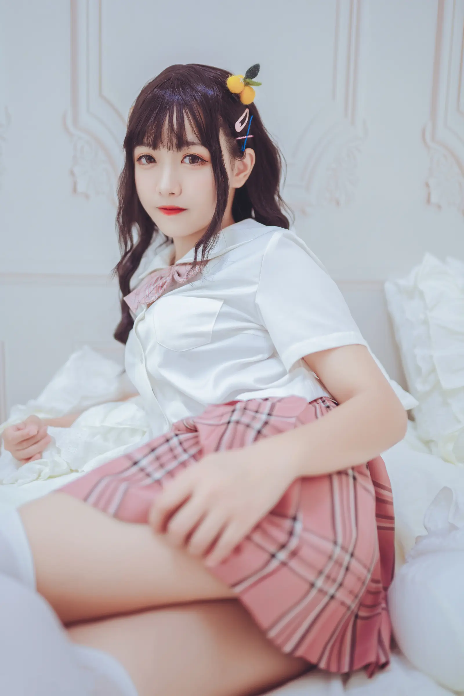 NO.002 过膝白丝 – [lovely呆玄] - 柒美图