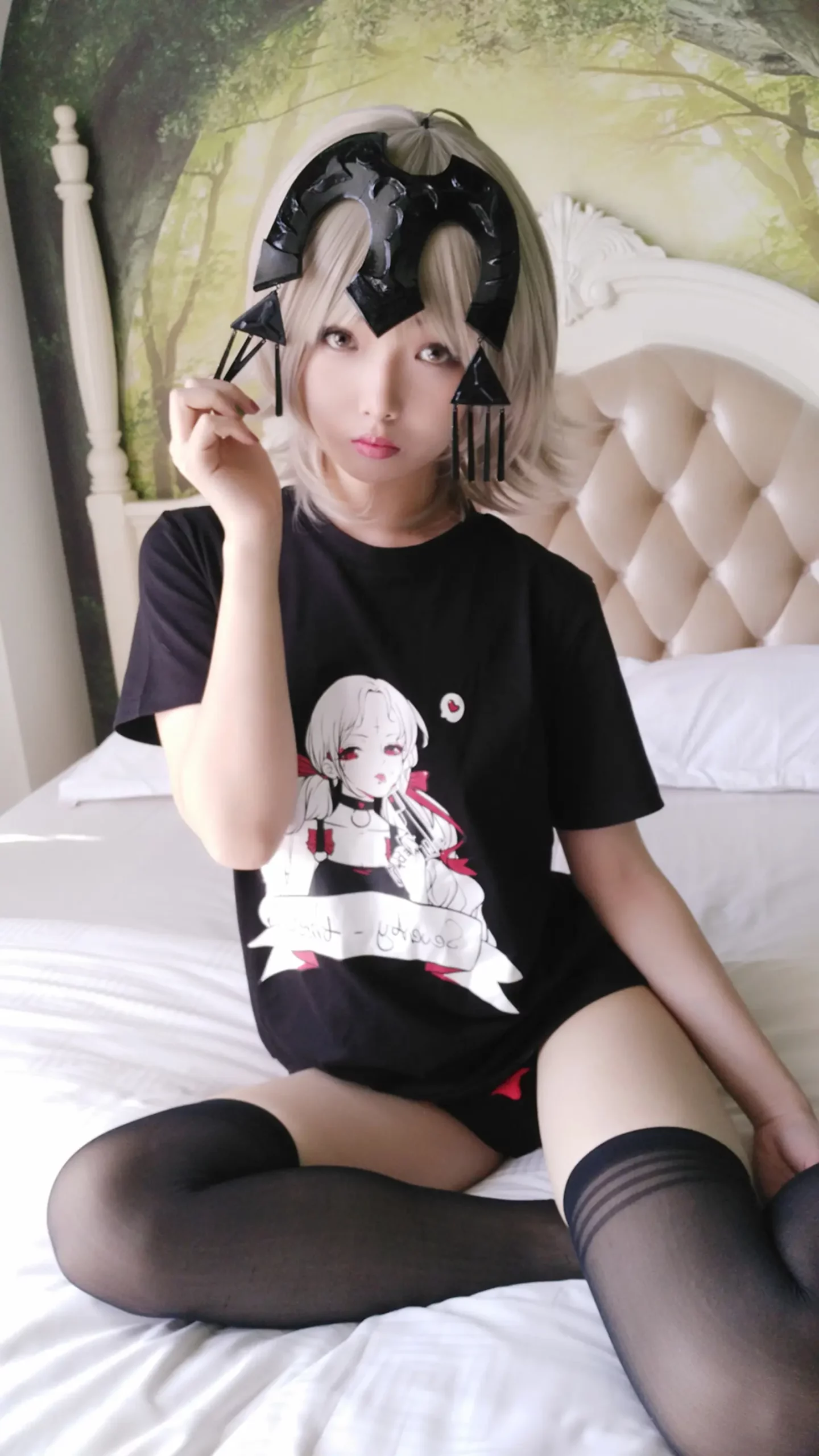 NO.146 黑贞德穹妹 – [雯妹不讲道理] - 柒美图